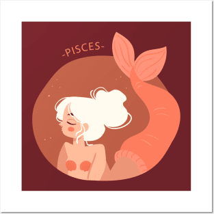 Zodiac Pisces Posters and Art